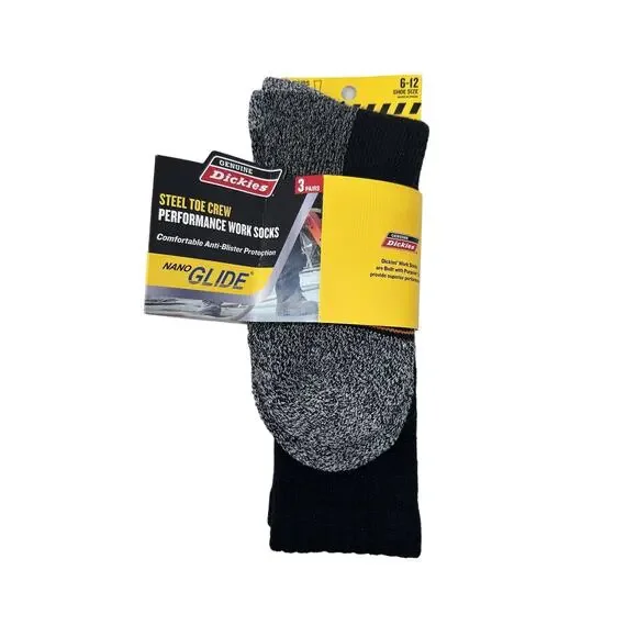 Dickies Steel Toe Blister Resister Work Socks size 6-12 One pair New in package - Picture 2 of 4